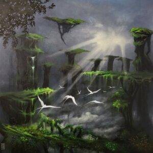 Days Of Future Passed - 80X80 - Pastel sur Bois