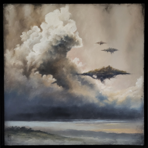 Grey Ho und II -Pastel sur bois - 60 x 60 cm