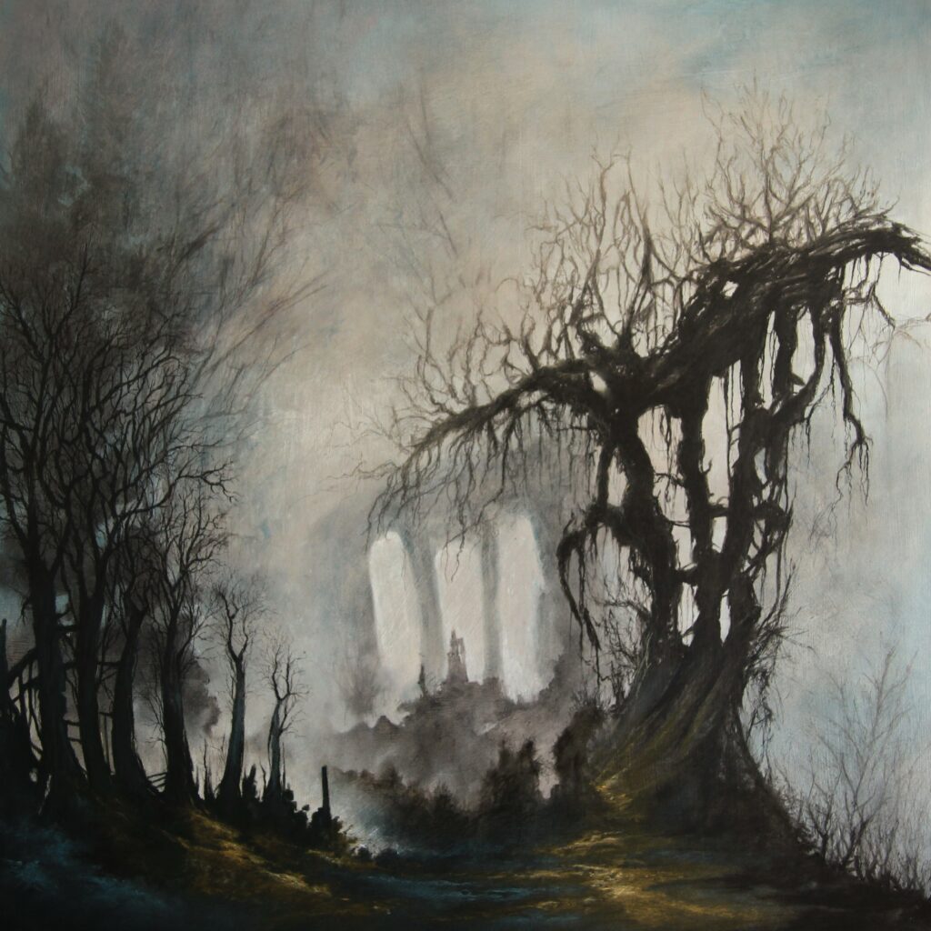 Lights - Pastel sur bois - 80X80