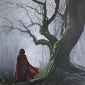 The Love, The Light  - Pastel sec / bois - 70x70 cm